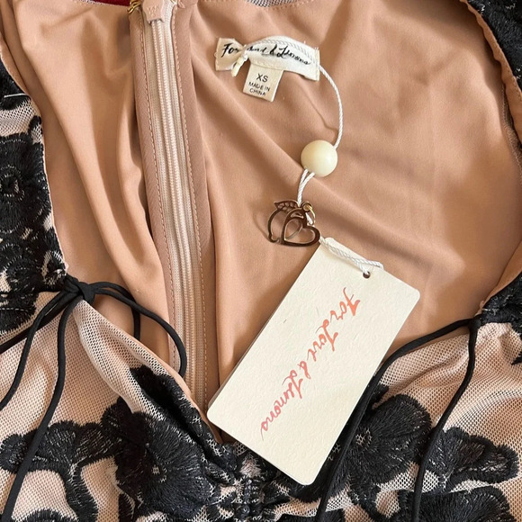 Free People Temecula Long Sleeve Bodysuit For Love & Lemons - Picture 7 of 10